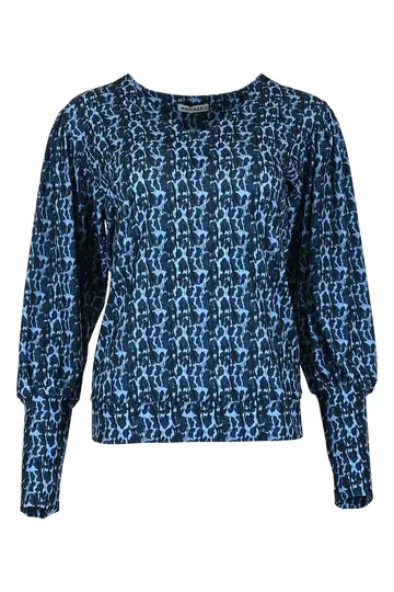 Zizo Maicazz - T-shirt lange mouw - Dierenprint - Mirte Top