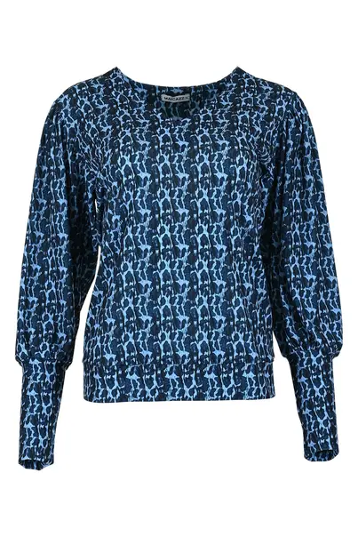 Zizo Maicazz - T-shirt lange mouw - Dierenprint - Mirte Top